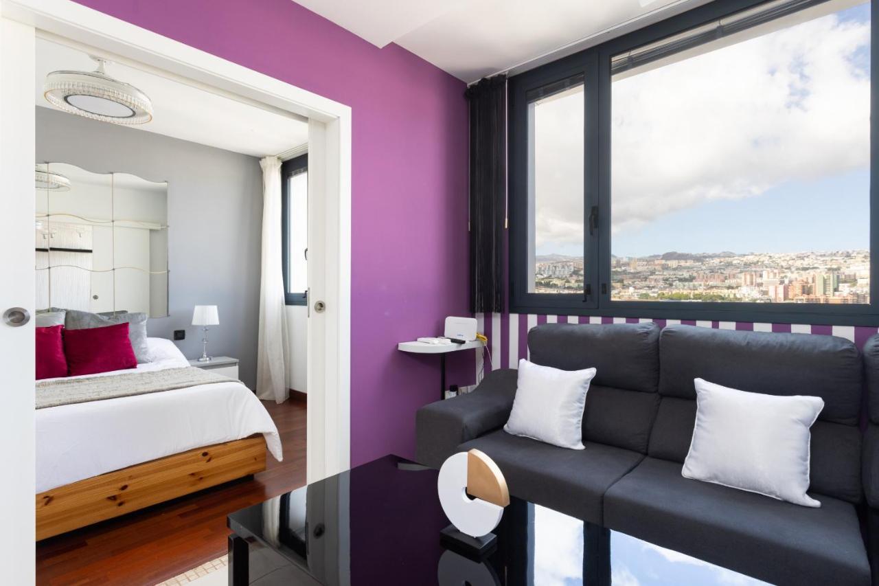 Eden Rentals Panoramic Luxury Views With Ac Aire Acondicionado 圣克鲁斯-德特内里费 外观 照片